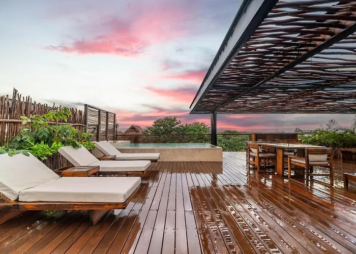 Exclusive Penthouse With Private Plunge Pool And Terrace Tulum